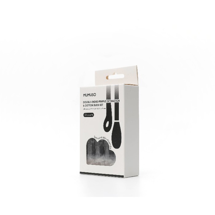 bathrooms/personal-beauty-clean/mumuso-double-ended-pimple-extractor-cotton-buds-set-50-counts