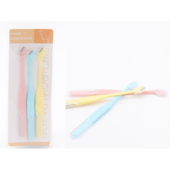 bathrooms/personal-beauty-clean/mumuso-double-headed-eyebrow-razors-3-pack