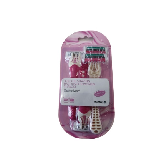 bathrooms/personal-beauty-clean/mumuso-3-blade-shaving-razors-for-women-4-pack