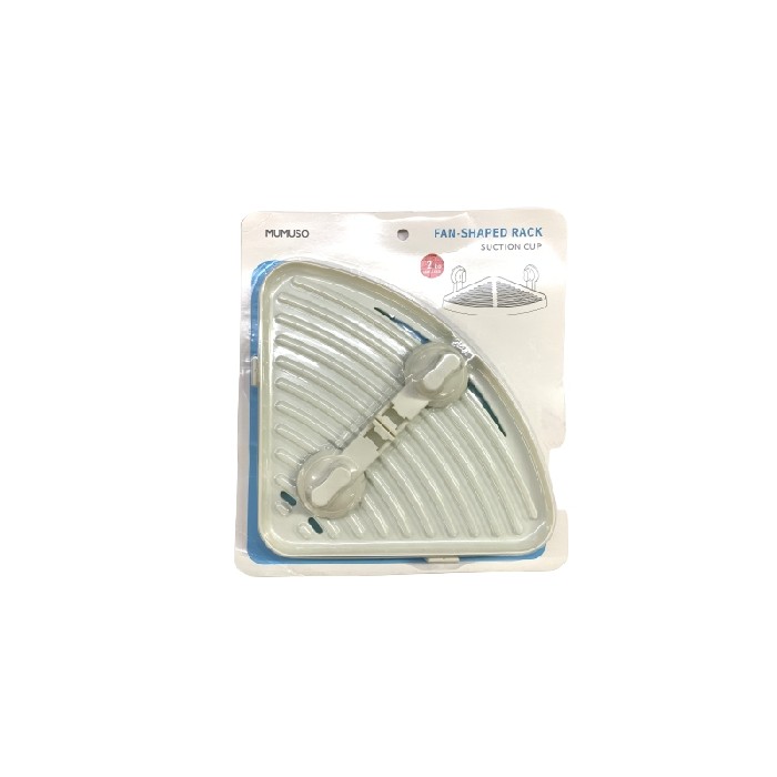 bathrooms/bathroom-accessories/mumuso-fan-shaped-rack-with-suction-cups