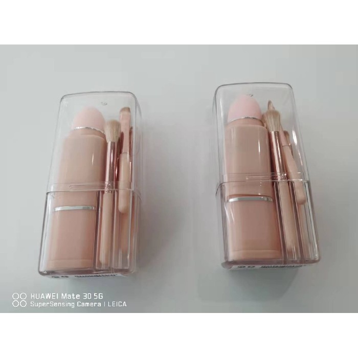 bathrooms/body-care/mumuso-portable-8-in-1-retractable-makeup-brush-set-pink