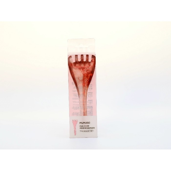 bathrooms/body-care/mumuso-five-claw-head-massager-transparent-pink