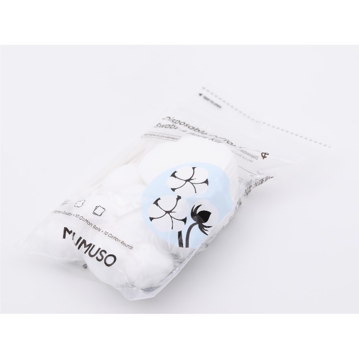 bathrooms/personal-beauty-clean/mumuso-disposable-cotton-balls-swabs-pads-kit