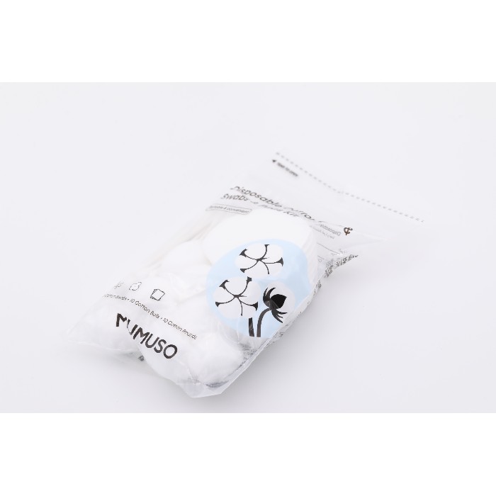 bathrooms/personal-beauty-clean/mumuso-disposable-cotton-balls-swabs-pads-kit