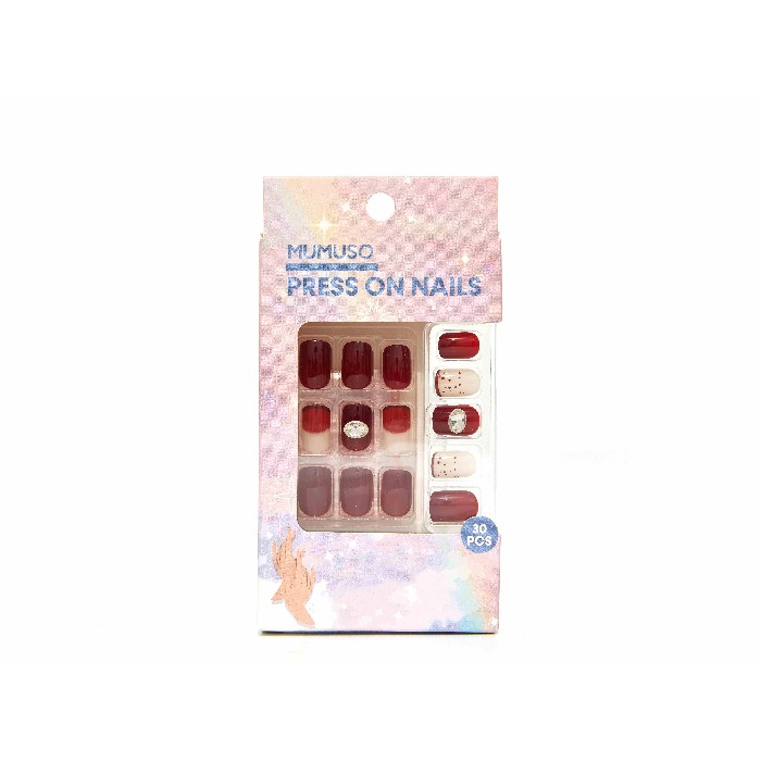 bathrooms/personal-beauty-clean/mumuso-press-on-nails-red-rose
