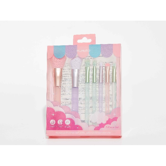 bathrooms/personal-beauty-clean/mumuso-makeup-brushes-set-with-translucent-handle
