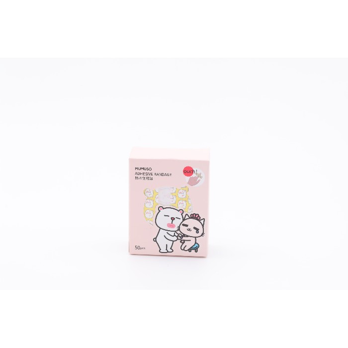 bathrooms/personal-beauty-clean/mumuso-waterproof-adhesive-bandage-cartoon-pink-50-pieces