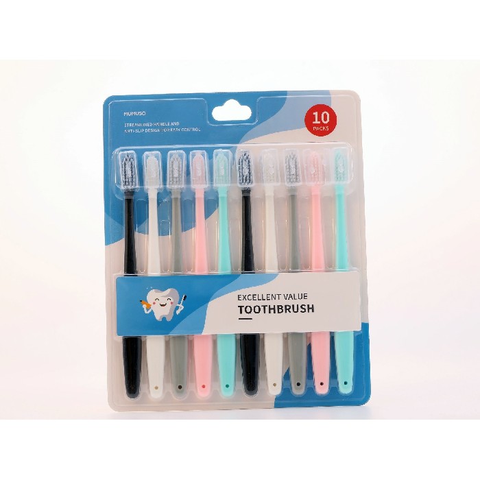bathrooms/personal-beauty-clean/mumuso-excellent-value-toothbrush-set-10-pack