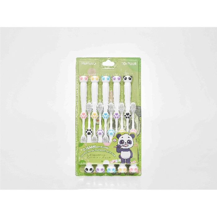 bathrooms/personal-beauty-clean/mumuso-cartoon-panda-toothbrush-set-for-kids-10-pack