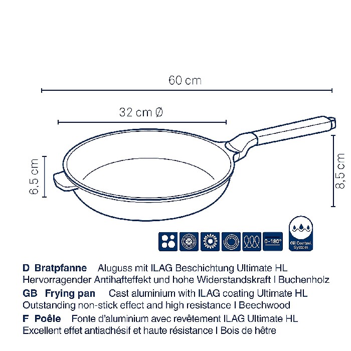 kitchenware/pots-lids-pans/kela-frying-pan-vitana-grey-10086