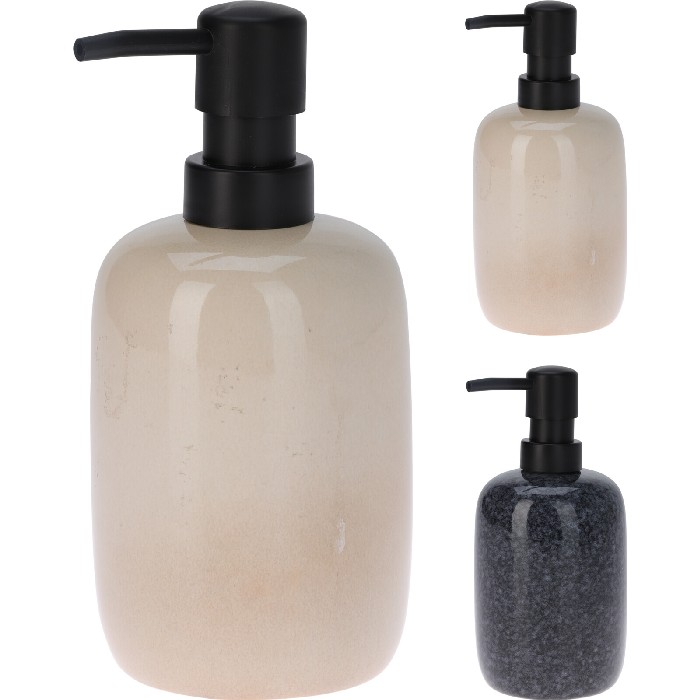 bathrooms/sink-accessories/soap-dispenser-stoneware-3-assorted