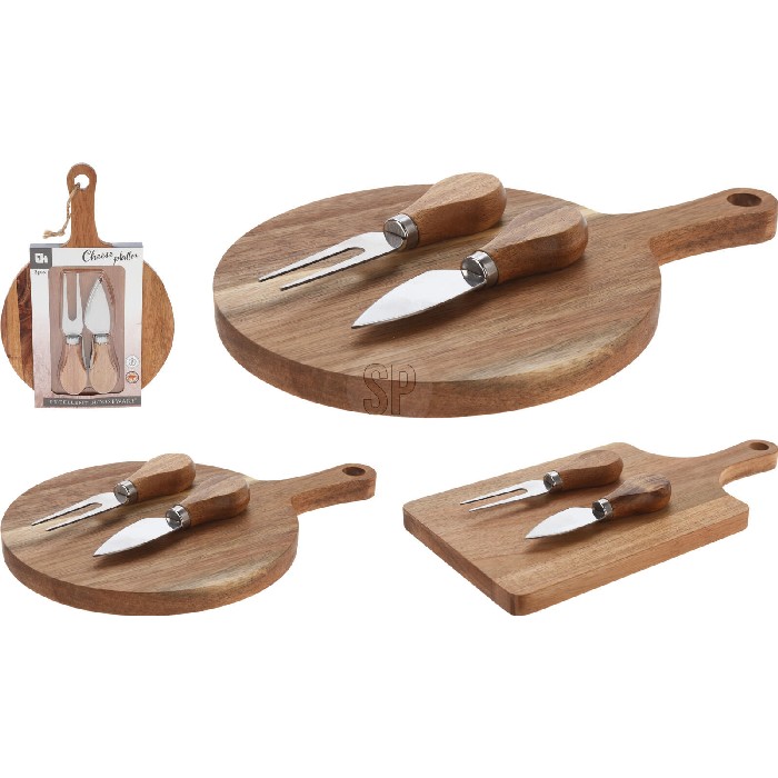 tableware/serveware/cheese-board-acacia-with-2-cheese-knives-2-assorted