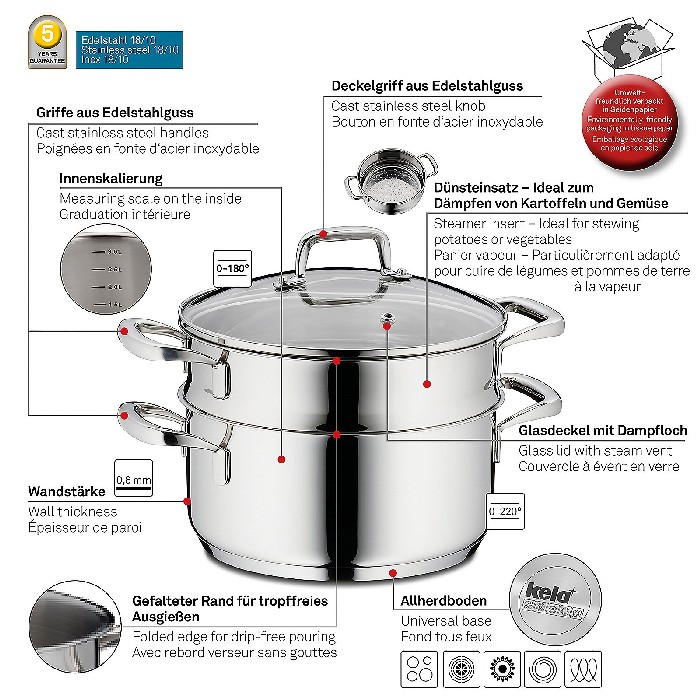 kitchenware/pots-lids-pans/kela-universal-steamer-flavoria-10190