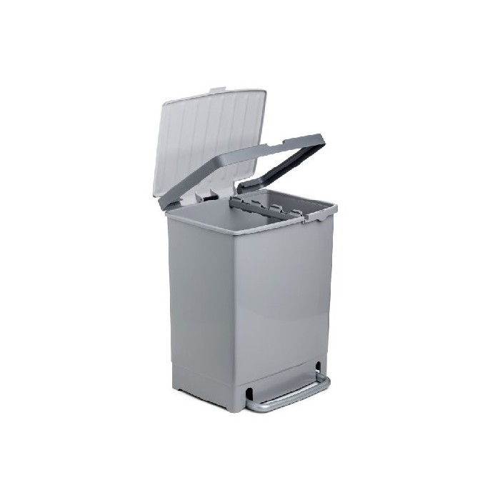 household-goods/bins-liners/recycling-bin-25lt-wseparator-grey