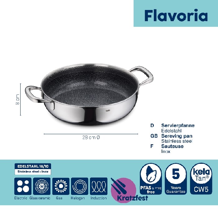 kitchenware/pots-lids-pans/kela-serving-pan-flavoria-structure-dia-28cm