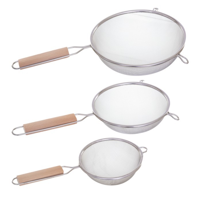 kitchenware/kitchen-tools-gadgets/5five-set-of-3-strainers-with-wood-handle