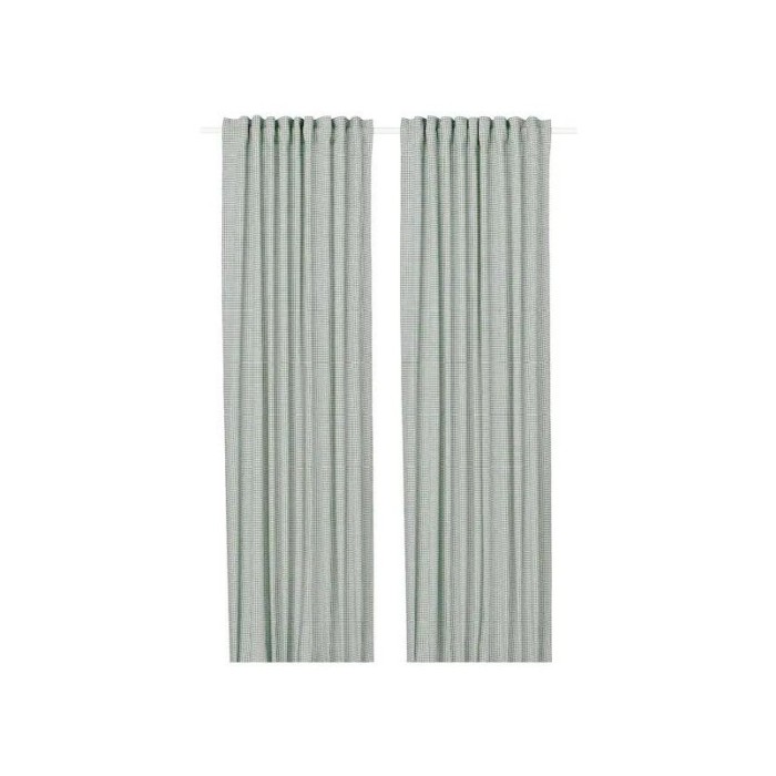 home-textiles/curtains-blinds/promo-ikea-ordensfly-2-curtain-scarves-white-green-145x300-cm