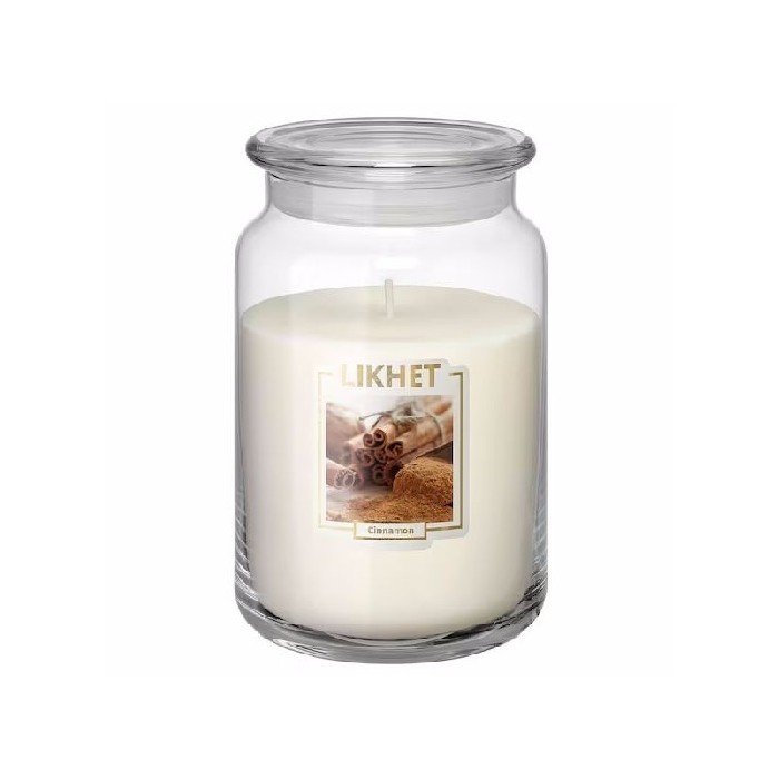 home-decor/candles-home-fragrance/promo-ikea-likhet-scented-candle-in-glass-cinnamonnatural-100hr