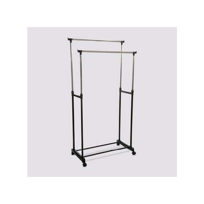 household-goods/garment-racks-wall-hooks/5five-double-floor-garment-rack-on-wheels