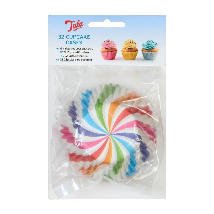 kitchenware/baking-tools-accessories/tala-rainbow-swirl-cupcake-cases-set-of-32-pieces