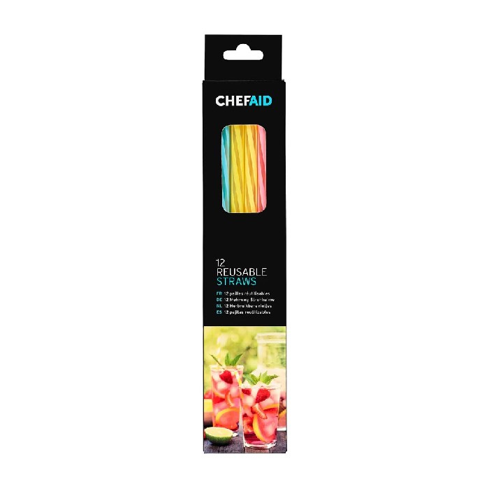 kitchenware/miscellaneous-kitchenware/chef-aid-reusable-straws-set-of-12-pieces