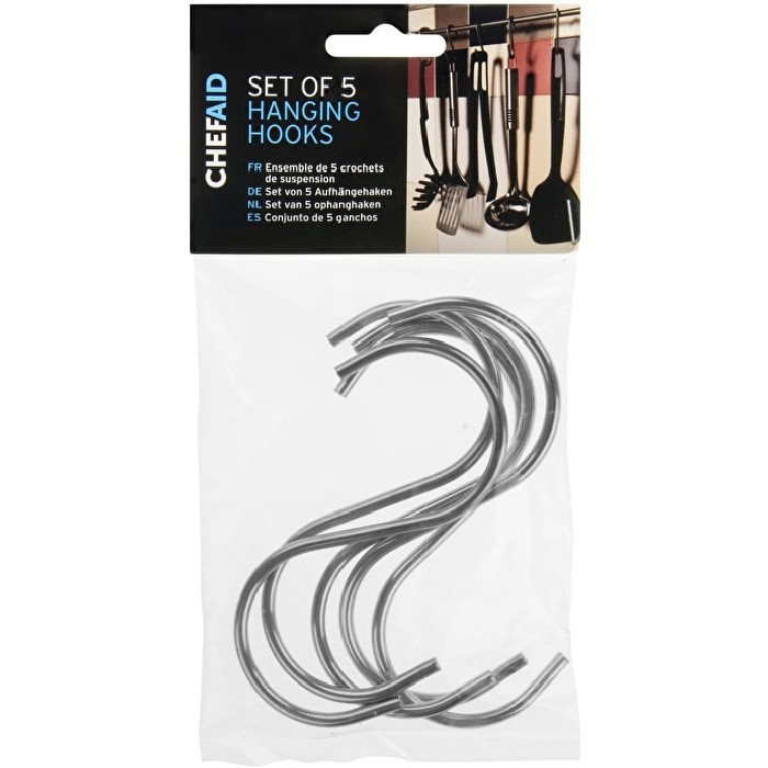 kitchenware/miscellaneous-kitchenware/chefaid-5-stainless-steel-hanging-hooks