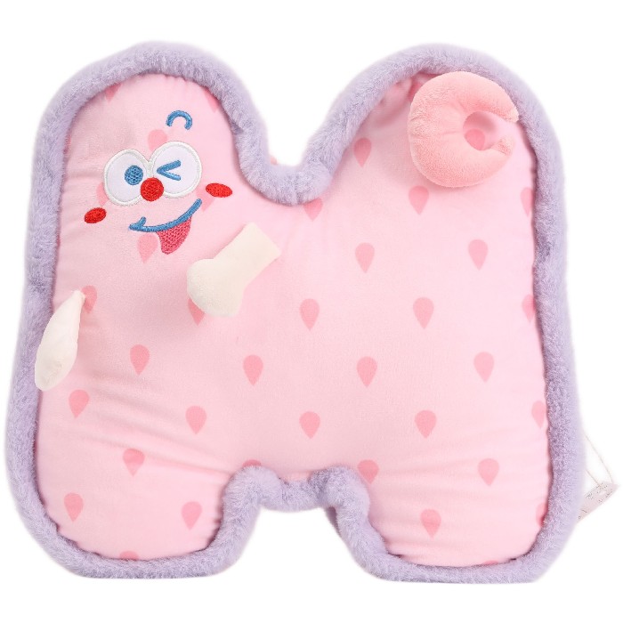 kids-and-stationery/kids-room-textiles-soft-furnishings/mumuso-m-shaped-cartoon-throw-pillow