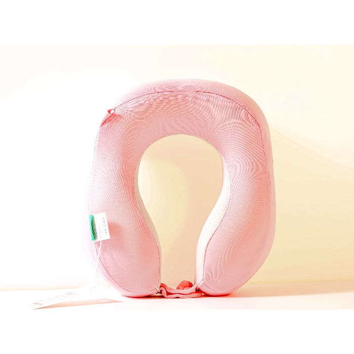 bathrooms/body-care/mumuso-splicing-memory-foam-u-shaped-neck-pillow-pink