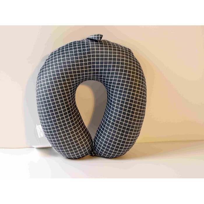 bathrooms/body-care/mumuso-memory-foam-u-shaped-neck-pillow-griddark-grey