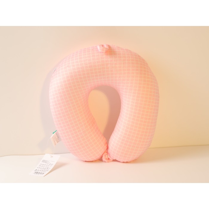 bathrooms/body-care/mumuso-memory-foam-u-shaped-neck-pillow-gridpink
