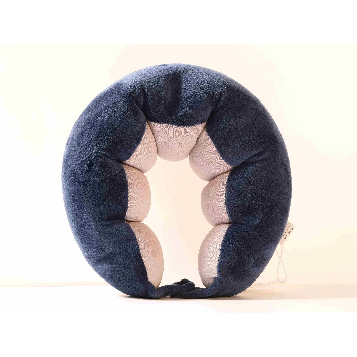 bathrooms/body-care/mumuso-caterpillar-particles-u-shaped-neck-pillow-blue