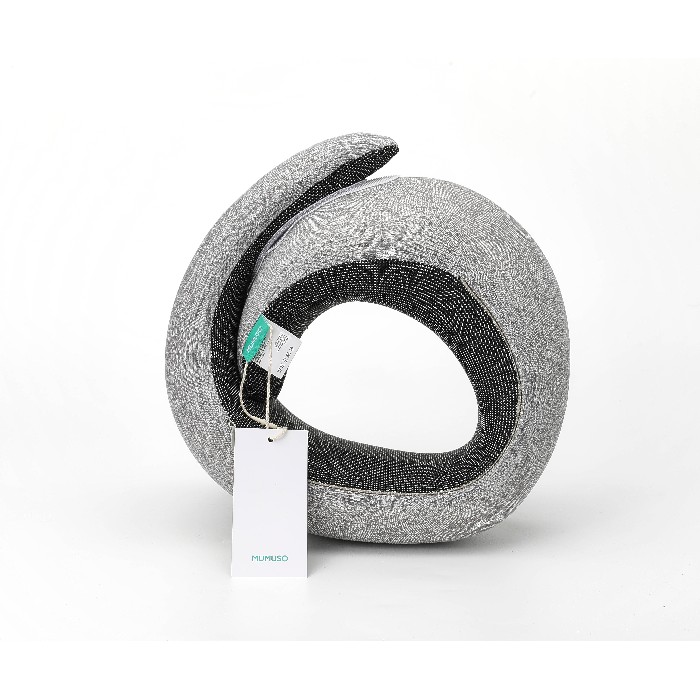 bathrooms/body-care/mumuso-memory-foam-u-shaped-neck-pillow-snail-shapegrey