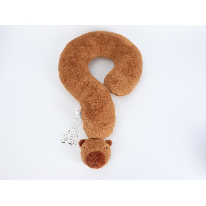 kids-and-stationery/kids-room-textiles-soft-furnishings/mumuso-cute-capybara-question-mark-shaped-neck-pillow