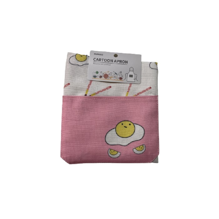 home-textiles/kitchen-textiles/mumuso-cartoon-apron-poached-egg