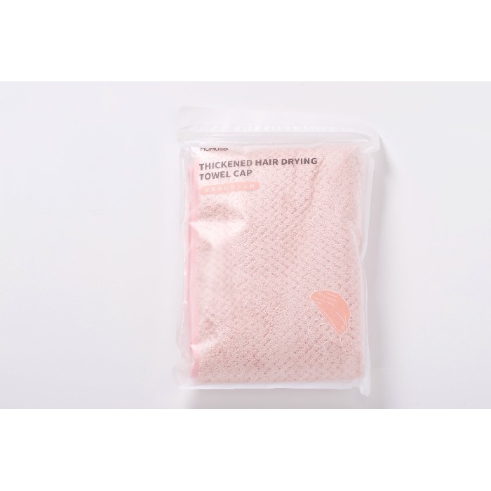 household-goods/clothes-shoes-accessories/mumuso-thickened-hair-drying-towel-cap-pink