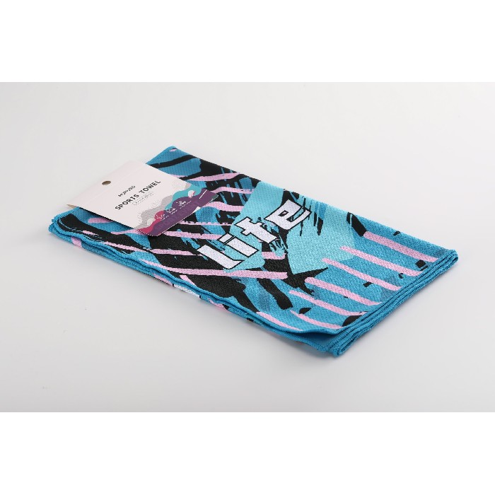 home-textiles/bath-linen-towels/mumuso-sports-towel-arrow-patternblue