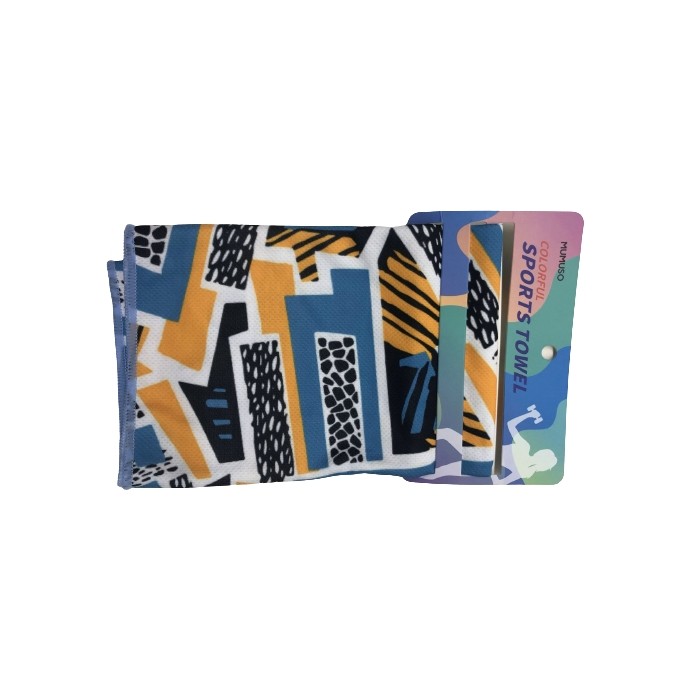 home-textiles/bath-linen-towels/mumuso-colorful-sports-towel-geometry