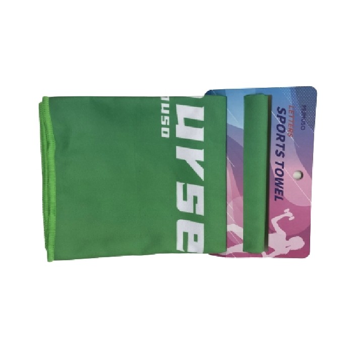 home-textiles/bath-linen-towels/mumuso-letters-sports-towel-green-gradient