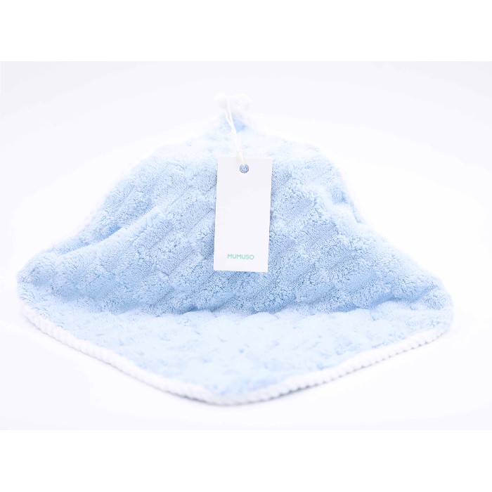 home-textiles/bath-linen-towels/mumuso-ultra-soft-textured-square-towel-blue