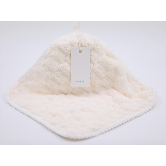 home-textiles/bath-linen-towels/mumuso-ultra-soft-textured-square-towel-white
