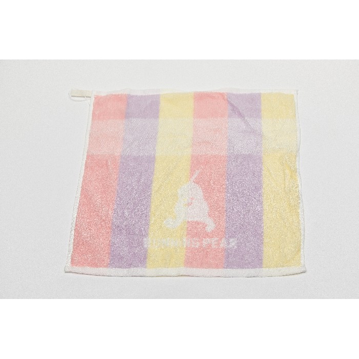 home-textiles/bath-linen-towels/mumuso-cotton-striped-square-towel-pink