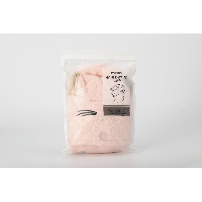 home-textiles/bath-linen-towels/mumuso-hair-drying-towel-cute-catpink