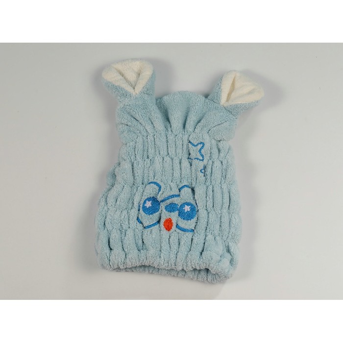 household-goods/clothes-shoes-accessories/mumuso-cute-rabbit-hair-drying-cap-blue