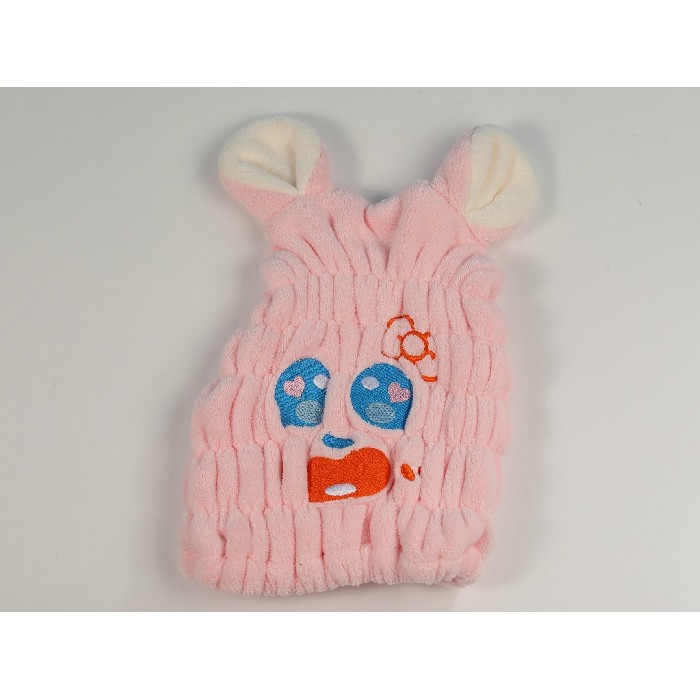 household-goods/clothes-shoes-accessories/mumuso-cute-rabbit-hair-drying-cap-pink