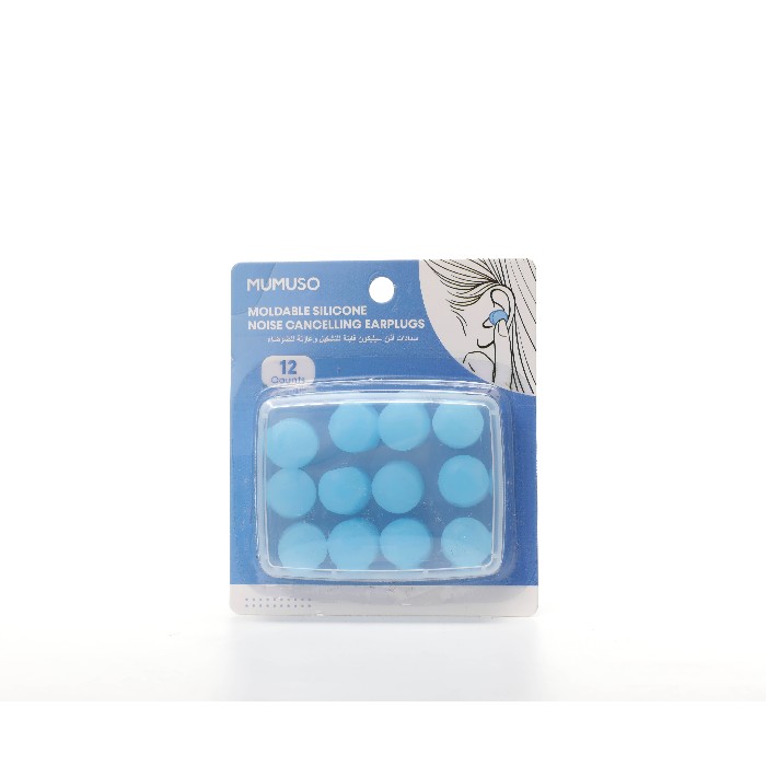 household-goods/clothes-shoes-accessories/mumuso-moldable-silicone-noise-cancelling-earplugs-12-countsblue