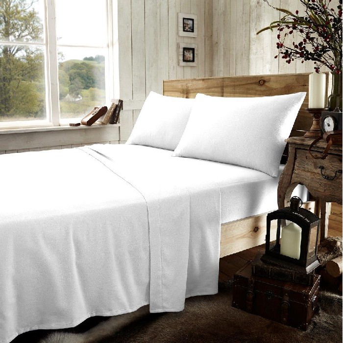 home-textiles/bed-sheets/flannel-plain-sheet-set-double-white