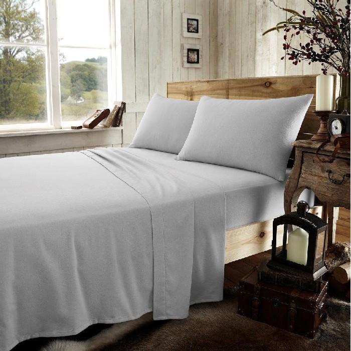 home-textiles/bed-sheets/flannel-plain-fitted-sheet-double-grey