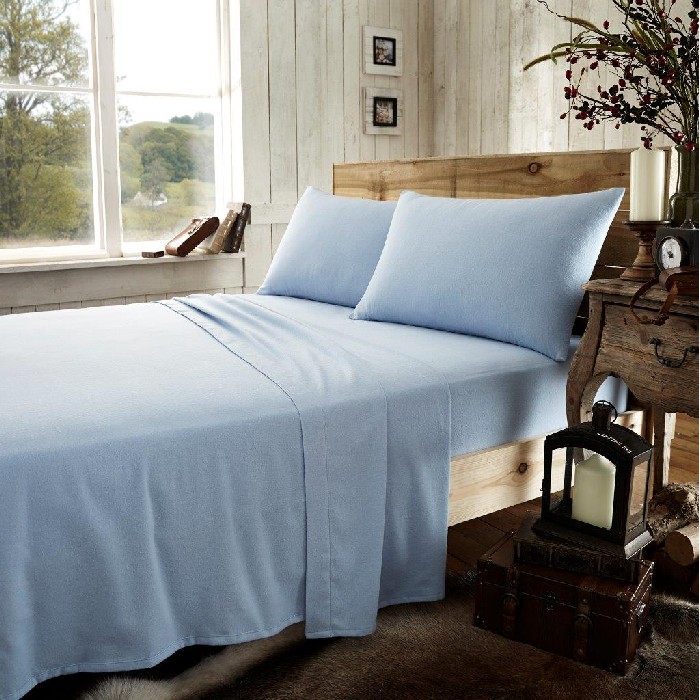 home-textiles/bed-sheets/flannel-plain-fitted-sheet-super-king-blue