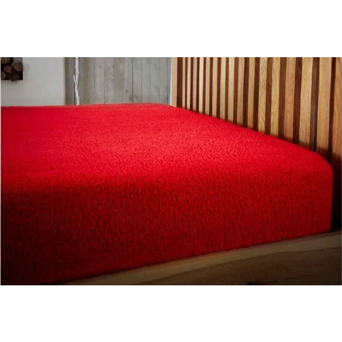 home-textiles/bed-sheets/teddy-plain-fitted-sheet-double-red