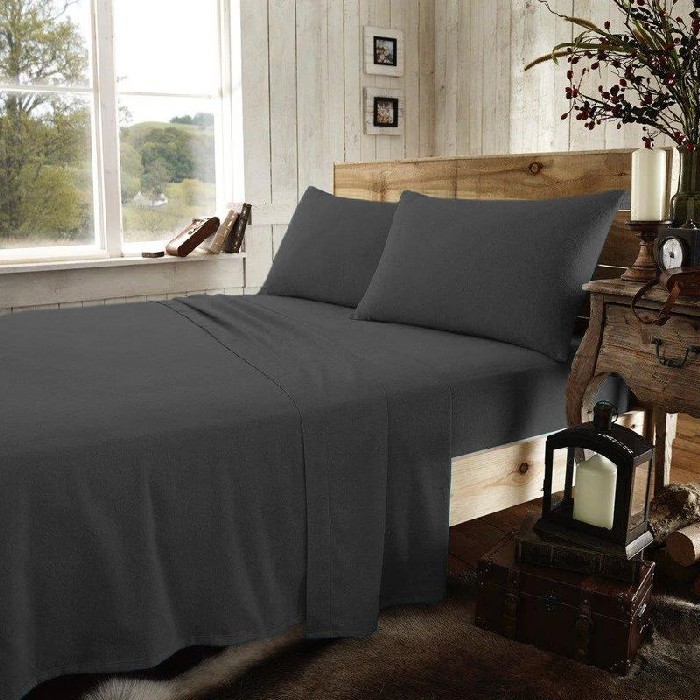 home-textiles/bed-sheets/flannel-plain-fitted-sheet-double-charcoal